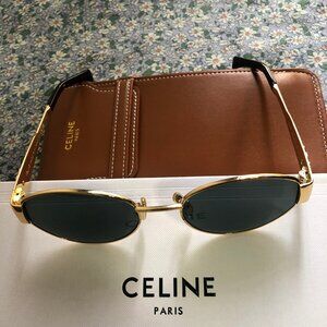 Celine Trimophe Metal Sunglasses